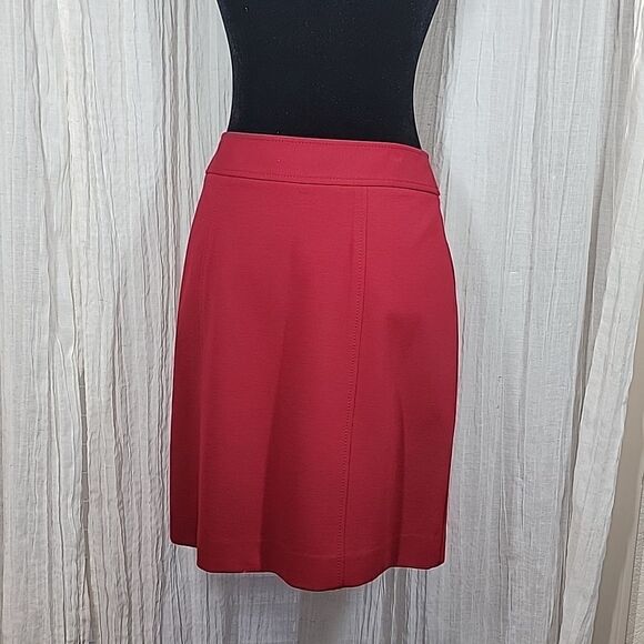 Ann Taylor Red Pencil Skirt - Picture 13 of 16